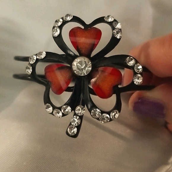 Jewelry - Costume vintage style clover bracelet